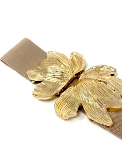 Feversave Cinturón Flor beige