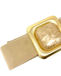Feversave Cinturón Nácar beige