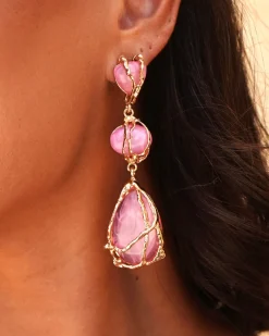 Feversave Pendientes Adara Rosa