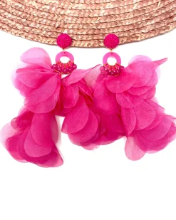 Feversave Pendientes Brasil Fucsia