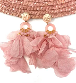 Feversave Pendientes Brasil Rosa