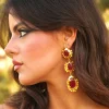 Feversave Pendientes Olivia buganvilla