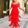 Feversave Vestido Afrodita Rojo