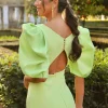 Feversave Vestido Cuba Verde Manzana