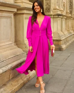 Feversave Vestido Galatea Rosa