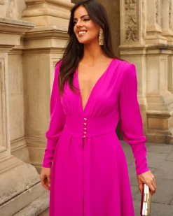 Feversave Vestido Galatea Rosa