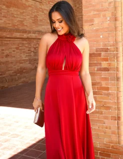 Feversave Vestido Galia Rojo