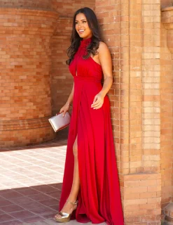 Feversave Vestido Galia Rojo