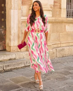 Feversave Vestido Jana Fucsia
