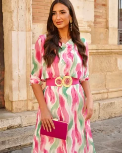 Feversave Vestido Jana Fucsia