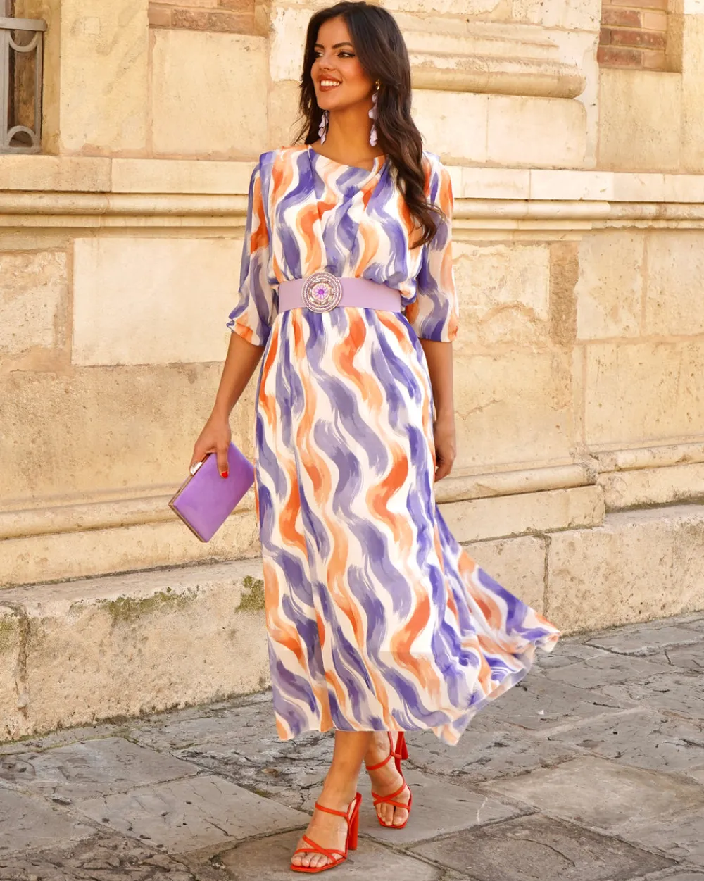 Feversave Vestido Jana Morado
