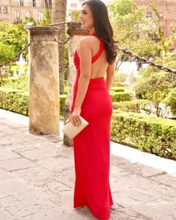Feversave Vestido Lucía Rojo