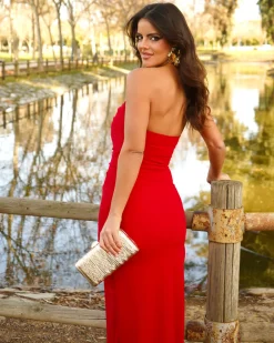 Feversave Vestido Margot Rojo