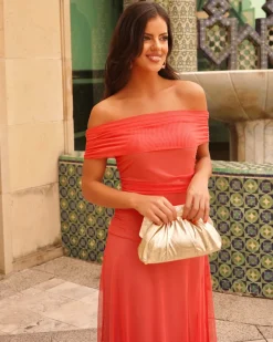 Feversave Vestido Simona Coral